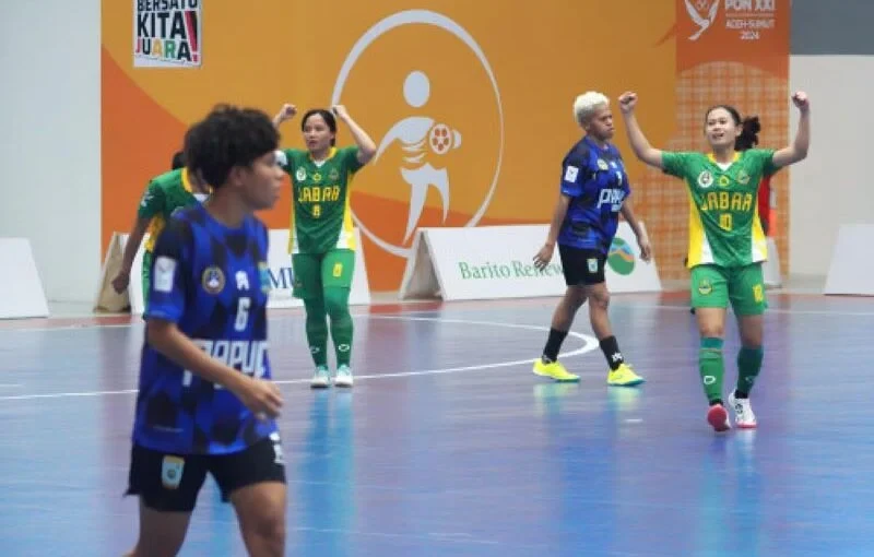 PON 2024:Tim Futsal Putri Jabar Melaju ke Semifinal Bersama Papua Barat,DKI,dan Sumut - Sport Jabar