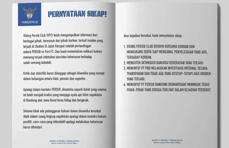 Geruduk Graha Persib, Viking Kutuk Dugaan Intimidasi dan Kekerasan Terhadap Bobotoh - Sport Jabar