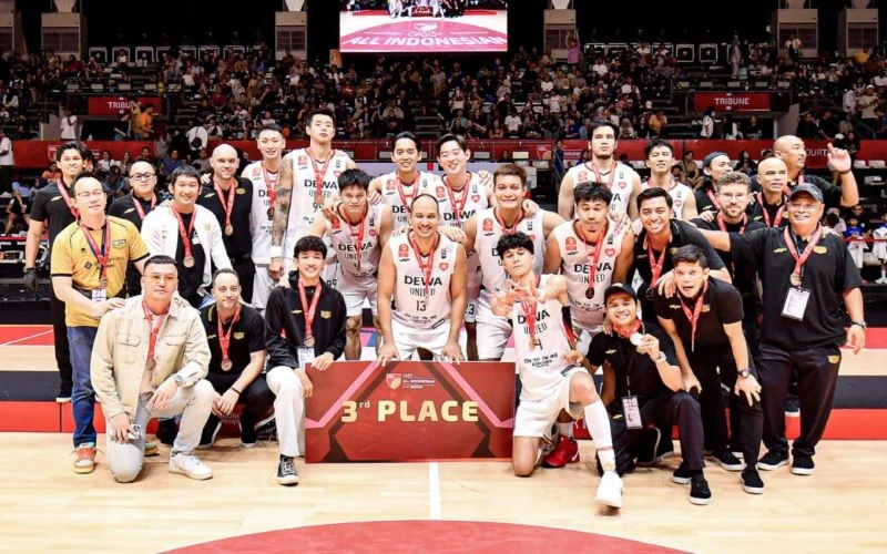 Tekuk Prawira, Dewa United Raih Posisi Ketiga IBL Oasis+ All Indonesian 2024 - Sport Jabar