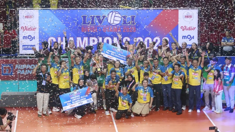 Livoli: Tim Putri Petrokimia Sukses Pertahankan Gelar Juara Plus 4 Penghargaan Individu - Sport Jabar